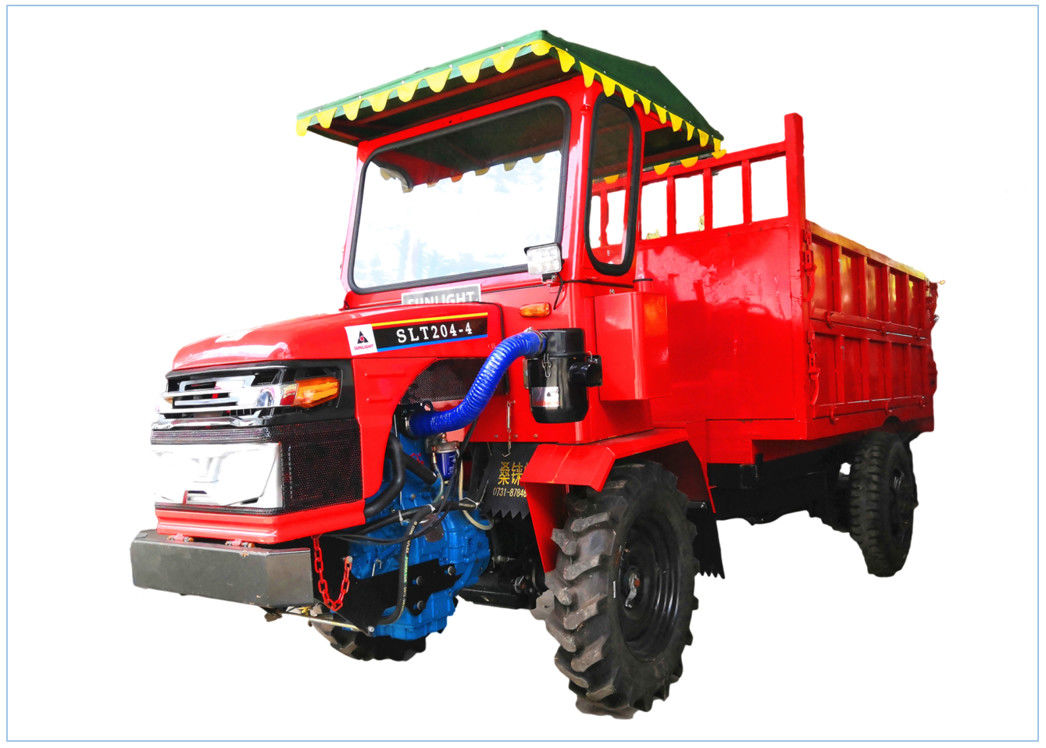 Κόκκινος υλικός χειρισμός Transportor εκφορτωτών 18HP τρακτέρ 4WD μίνι στην περιοχή βουνών προμηθευτής