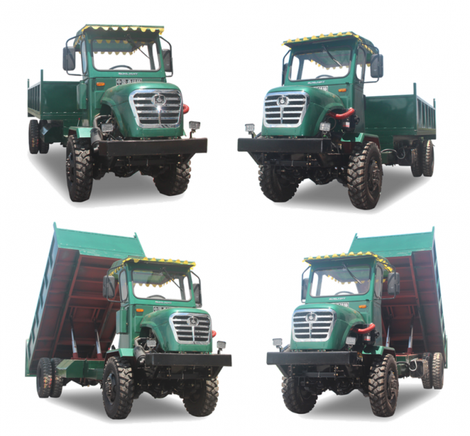 50HP αρθρωμένα οπίσθια φορτηγά απορρίψεων για τη χρήση γεωργίας στο ωφέλιμο φορτίο slt-50 περιοχής 4t βουνών 1
